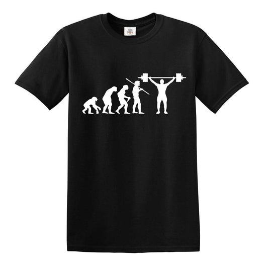 EVOLUTION OF WEIGHTLIFTER | MEN'S T-SHIRT