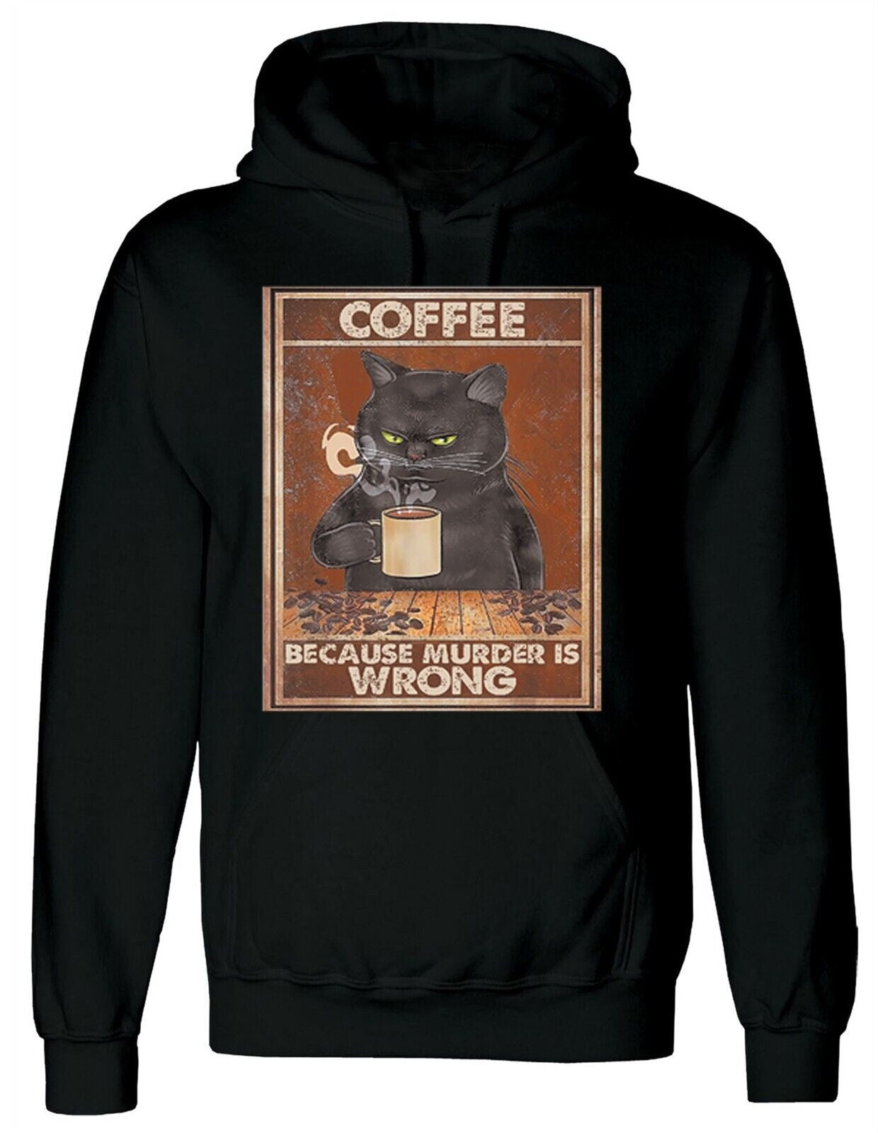 Coffee Because Murder  Hoody For Men's
