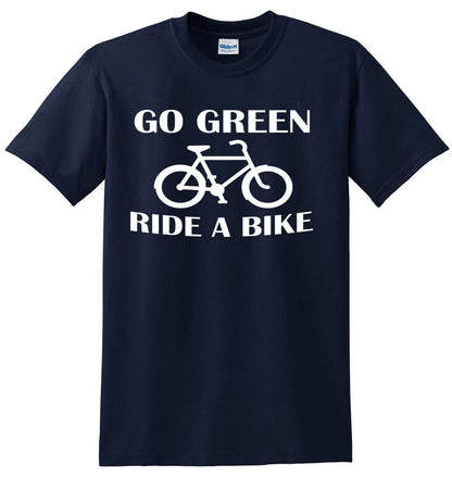 GO GREEN RIDE A BIKE | MEN'S T-SHIRT