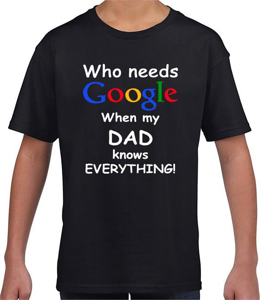 Who Needs Google | KID'S T-SHIRT
