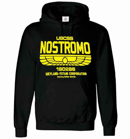 USCSS Nostromo Alien Hoodie - Men's Weyland-Yutani Sweatshirt Gift USCSS Nostromo Alien Hoodie - Men's Weyland-Yutani Sweatshirt Gift