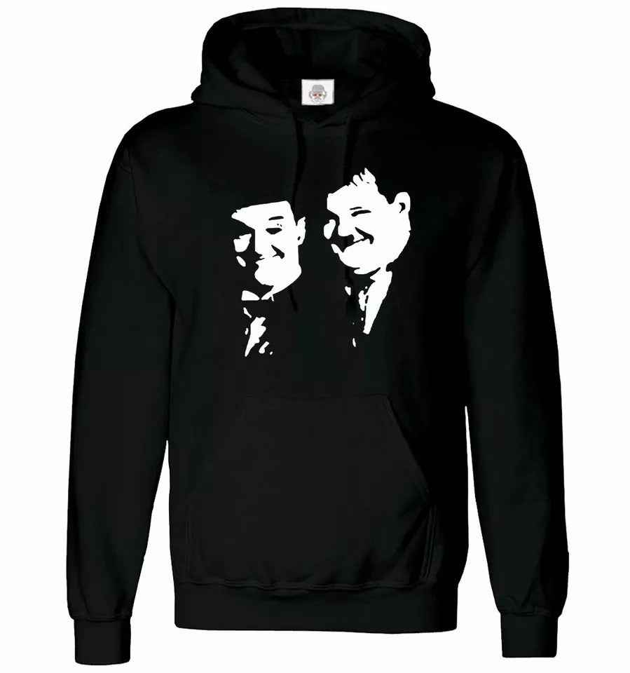 Laurel and Hardy Hoodie - Dick & Doof Hoody Sweatshirt Funny Retro Comedy Laurel and Hardy Hoodie - Dick & Doof Hoody Sweatshirt Funny Retro Comedy