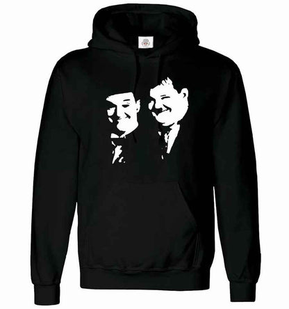 Laurel and Hardy Hoodie - Dick & Doof Hoody Sweatshirt Funny Retro Comedy Laurel and Hardy Hoodie - Dick & Doof Hoody Sweatshirt Funny Retro Comedy