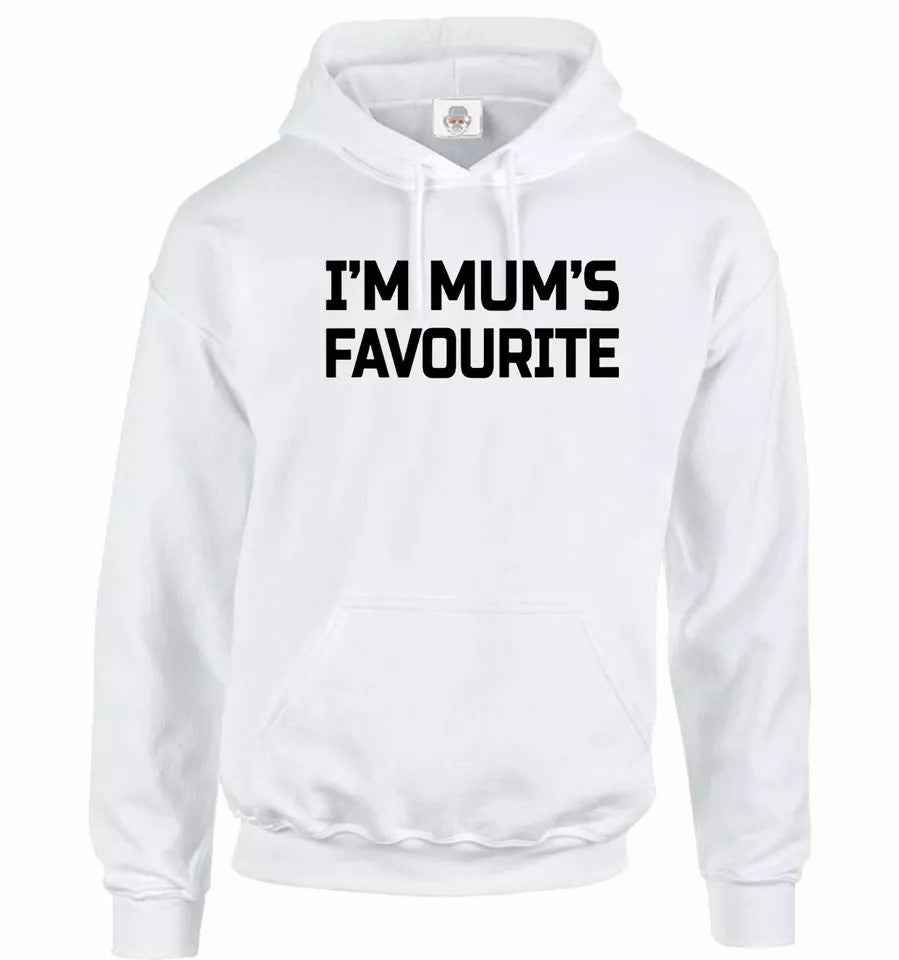 Mum's Favourite Hoodie Sweatshirt for Men - Funny Novelty Siblings Hoody Mum's Favourite Hoodie Sweatshirt for Men - Funny Novelty Siblings Hoody