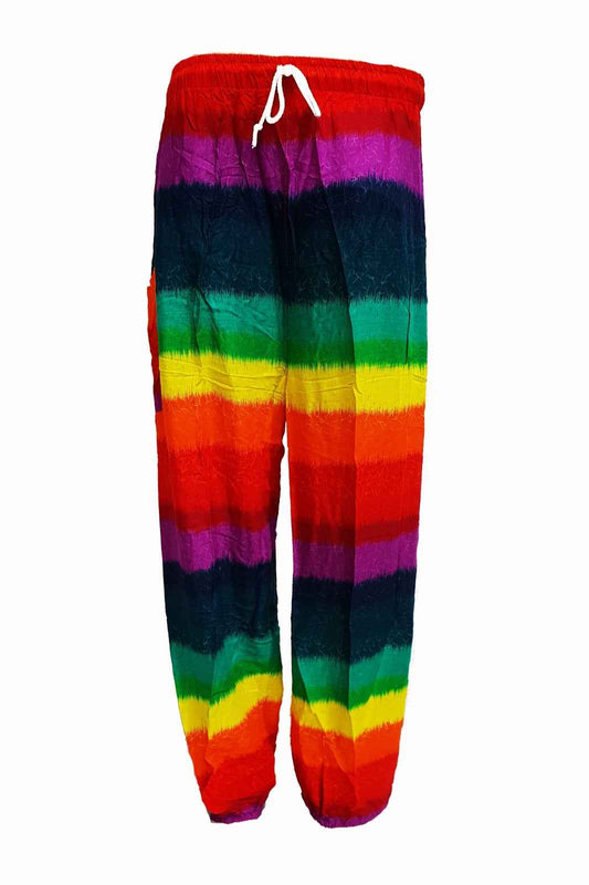 Tie Dye Boho Trousers - Aladdin Smock Hareem Hippie Festival Pants Tie Dye Boho Trousers - Aladdin Smock Hareem Hippie Festival Pants