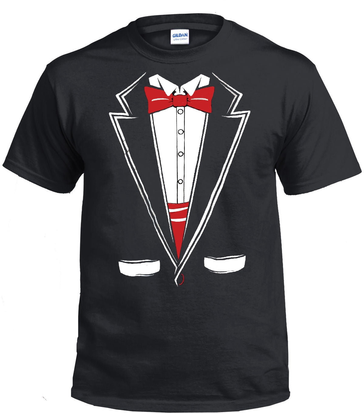 BOW TIE - BLACK T-SHIRT