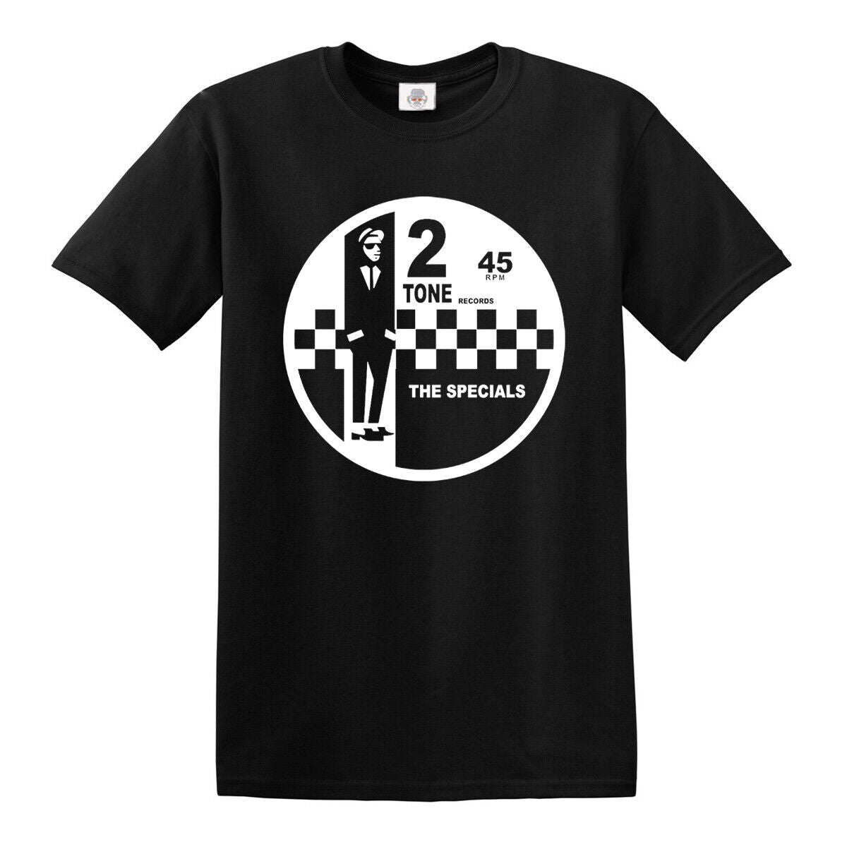 2 Tone Records The Specials Retro Music Black T-Shirt