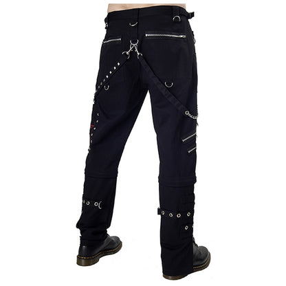 PENTAGRAM BLACK SLIM-FIT TROUSER