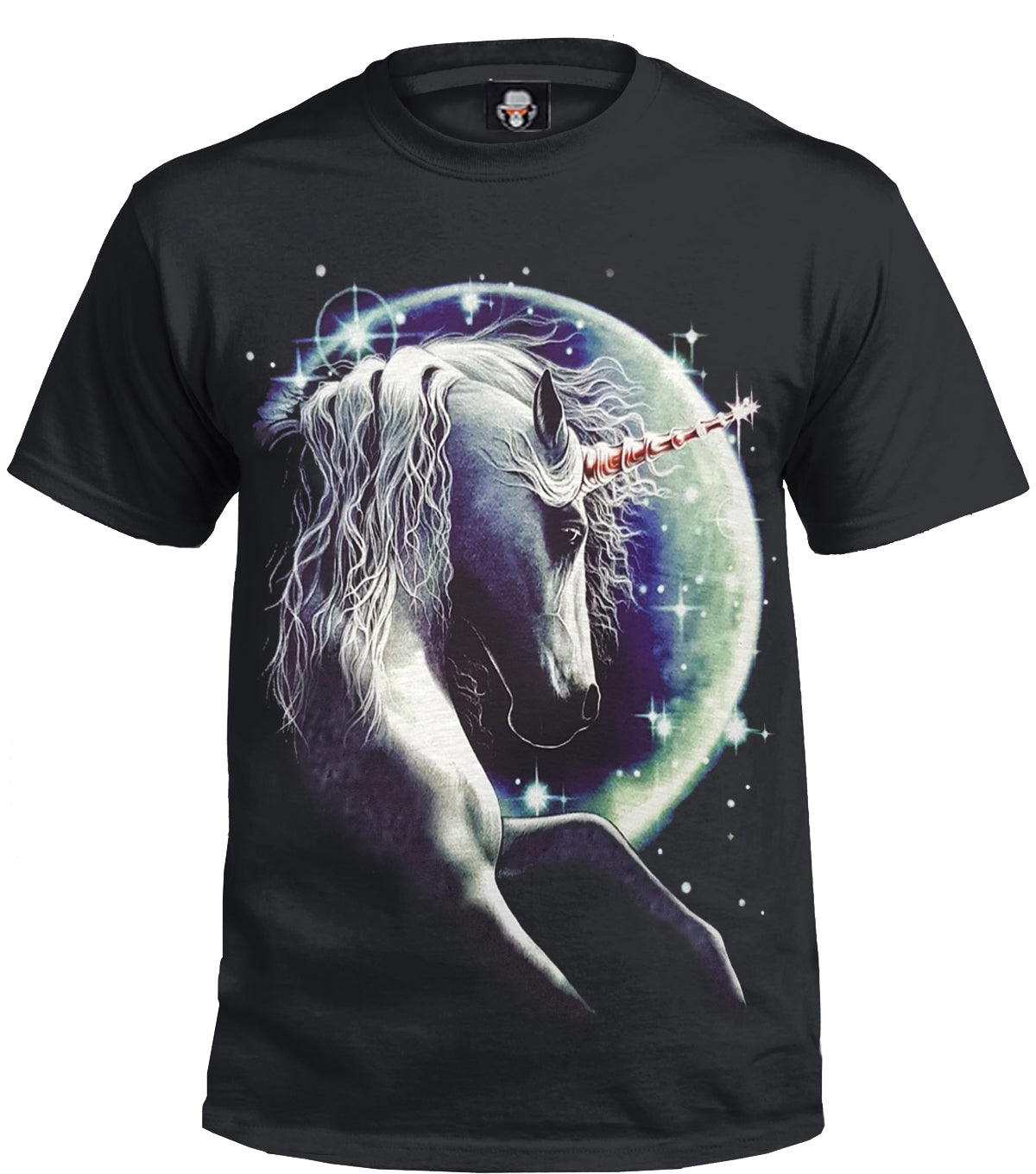 UNICORN - BLACK SUBLIMATION T-SHIRT