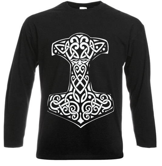 VIKING THOR'S - BLACK LONG SLEEVE T-SHIRT