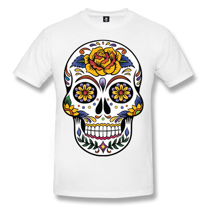 SKULL TATTOO- WHITE SUBLIMATION T-SHIRT