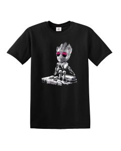 DJ Baby Groot Black T-Shirt 
