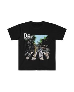 The Droids Wars Crossing Abbey Road Star Black T-Shirt 