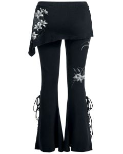 PURE OF HEART - 2IN1 BOOT-CUT LEGGINGS WITH MICRO SLANT SKIRT