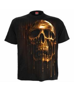 DRIPPING GOLD - PLUS SIZE T-SHIRT BLACK